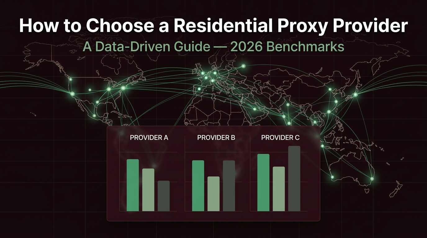 How to Choose a Residential Proxy Provider: A Data-Driven Guide